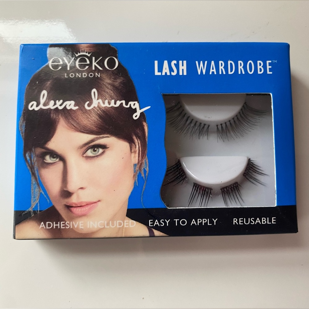 Eyeko x Alexa Chung Limited Edition Lash Wardrobe 2 Sets of False Eyelashes New